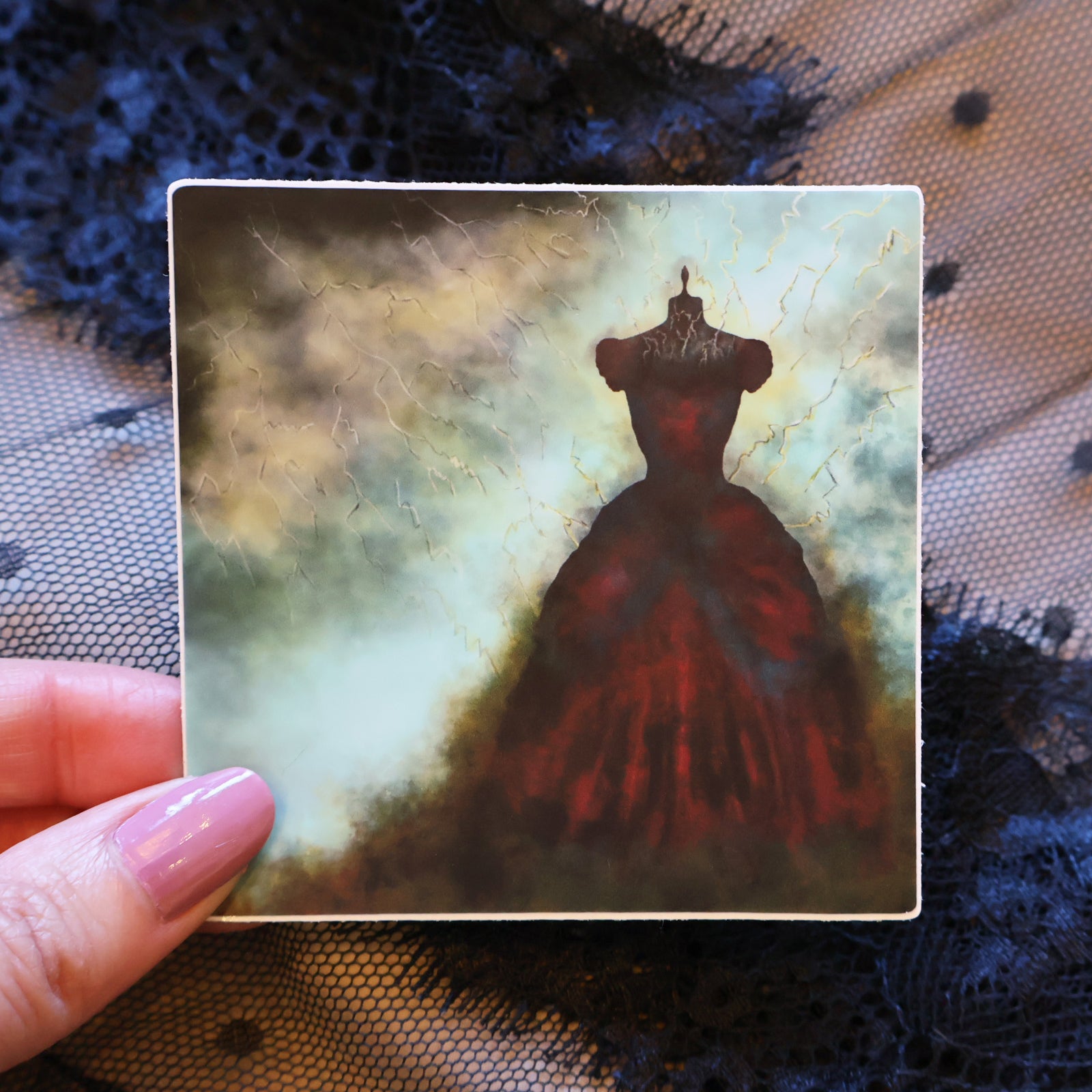 frankenstein red dress Color:Ivory Red street-size_4 Just a little wedding