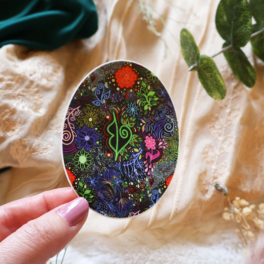 FLORAL FANTASY - OVAL