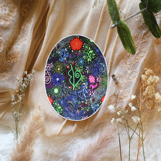 FLORAL FANTASY - OVAL