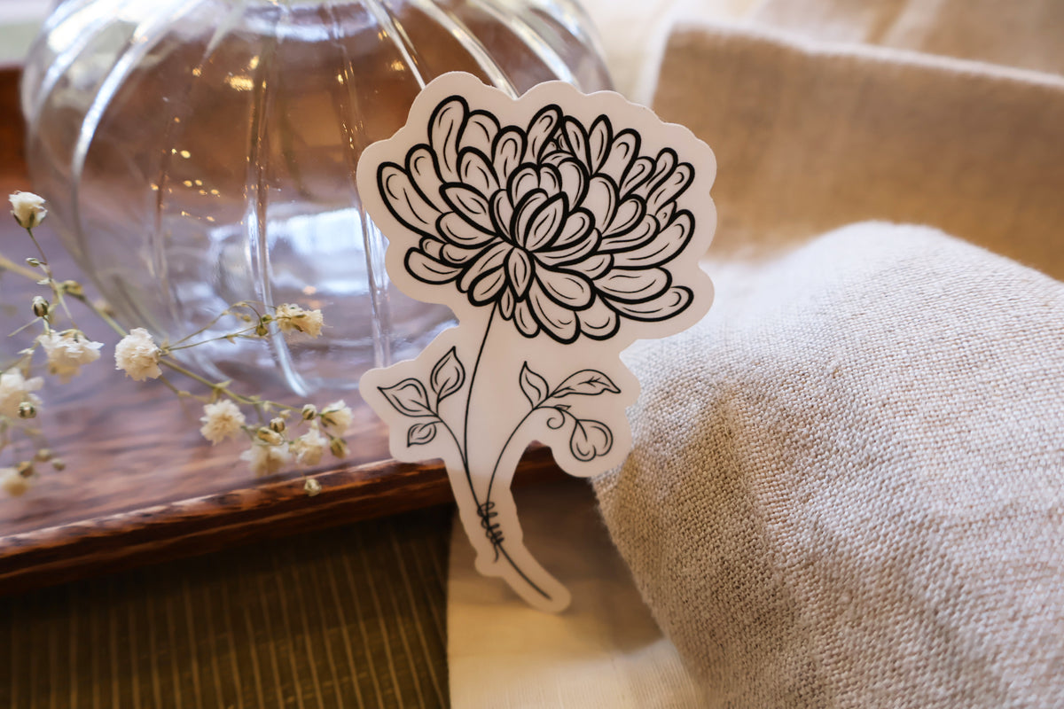 NOVEMBER - CHRYSANTHEMUM