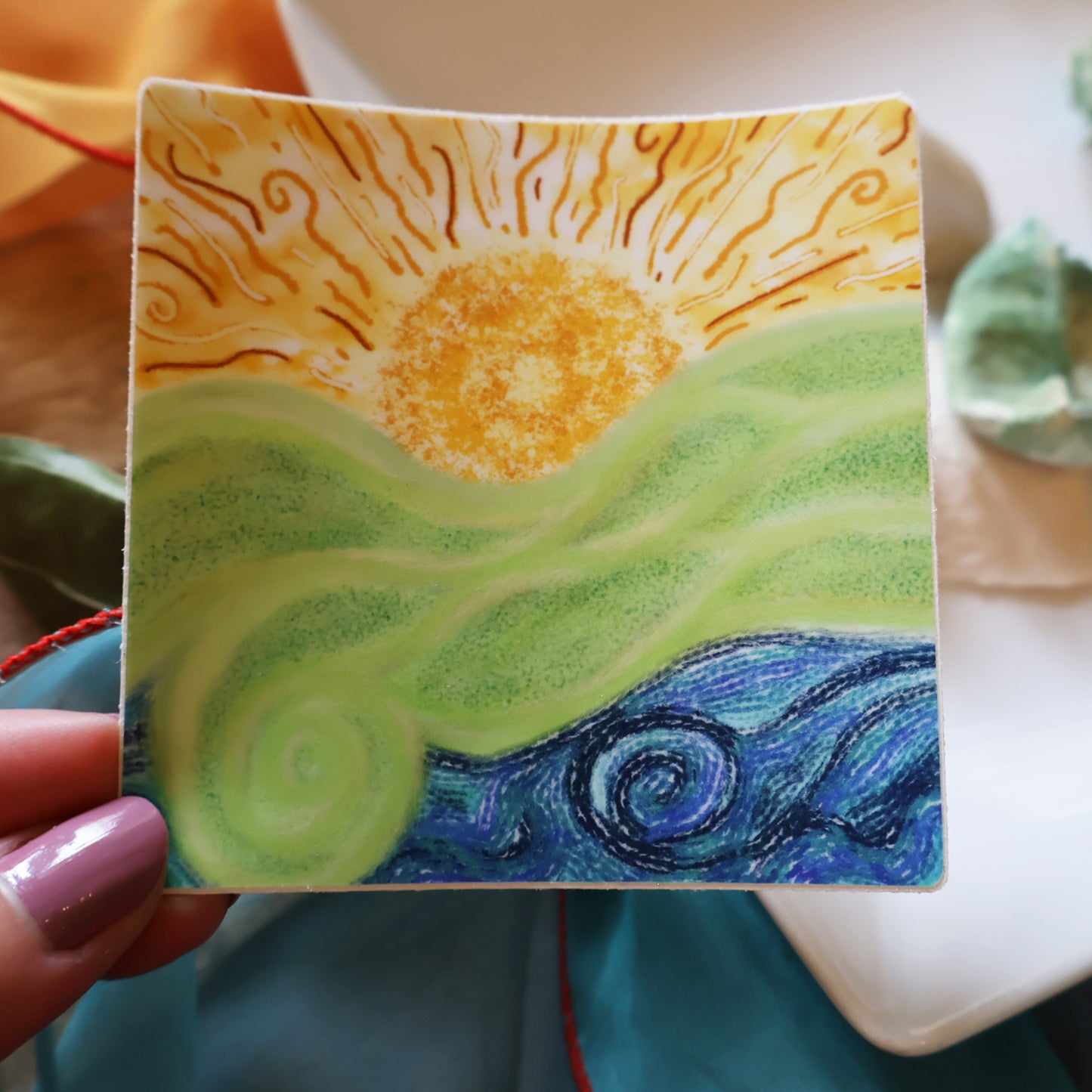 SUNLIT SPIRAL FLOW