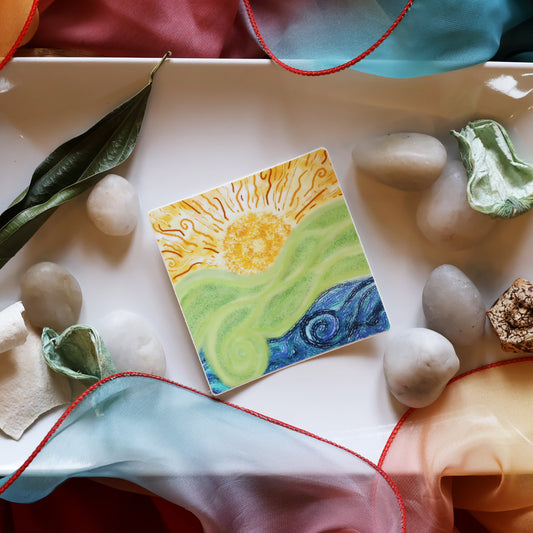 SUNLIT SPIRAL FLOW